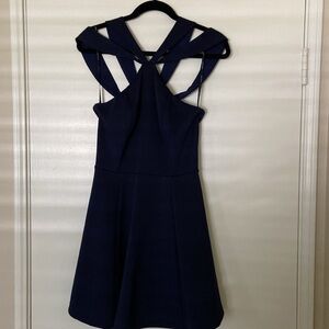 Navy Blue Marciano Dress